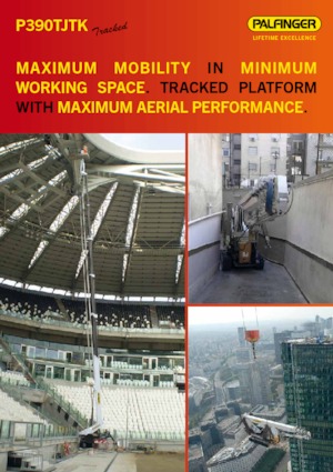 Гусеничні телескопічні підйомники Palfinger P 390 TJTK