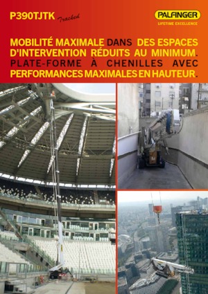Гусеничні телескопічні підйомники Palfinger P 390 TJTK