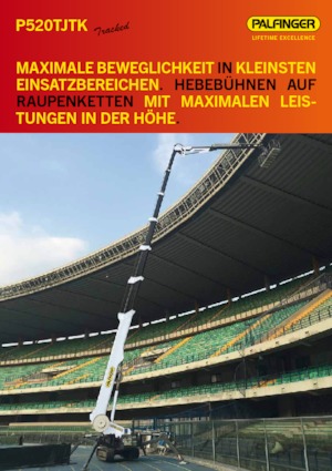 Гусеничні телескопічні підйомники Palfinger P 520 TJTK