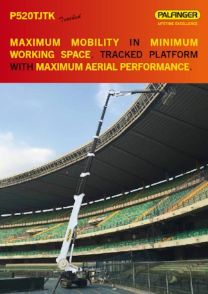 Гусеничні телескопічні підйомники Palfinger P 520 TJTK