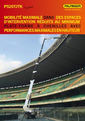 Гусеничні телескопічні підйомники Palfinger P 520 TJTK