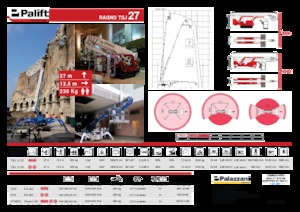Гусеничні телескопічні підйомники Palazzani TSJ 27 C