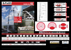 Гусеничні телескопічні підйомники Palazzani XTJ 52+ C