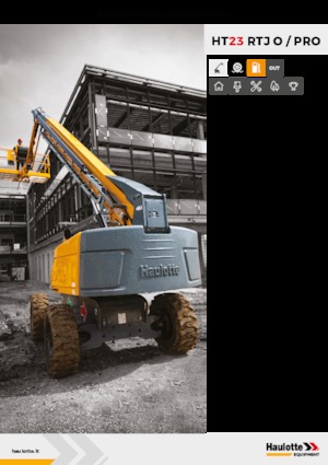 Колісні телескопічні підйомники Haulotte HT23 RTJ PRO