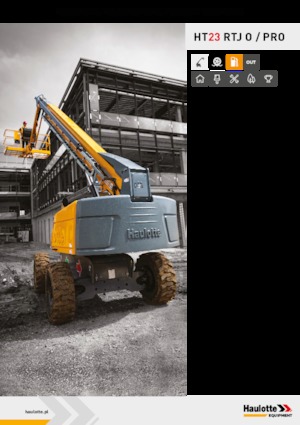 Колісні телескопічні підйомники Haulotte HT23 RTJ PRO