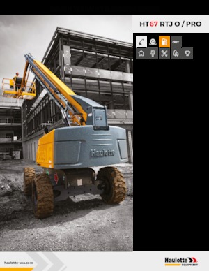 Колісні телескопічні підйомники Haulotte HT67 RTJ PRO