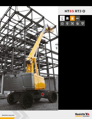 Колісні телескопічні підйомники Haulotte HT85 RTJ O