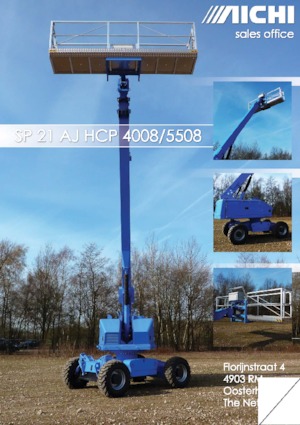 Колісні телескопічні підйомники Aichi SP21AJHCP 5508