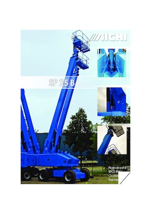 Колісні телескопічні підйомники Aichi SP25B