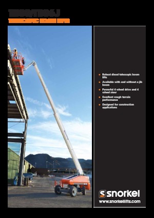 Колісні телескопічні підйомники Snorkel TB86J