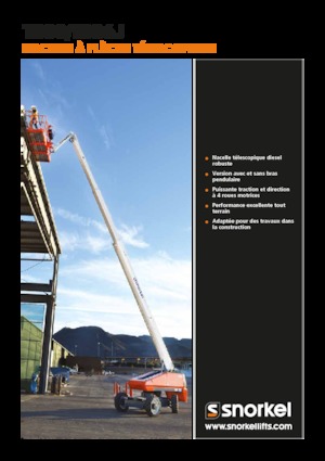 Колісні телескопічні підйомники Snorkel TB86J