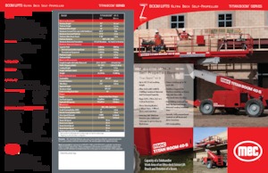 Колісні телескопічні підйомники MEC TITAN BOOM 40-S