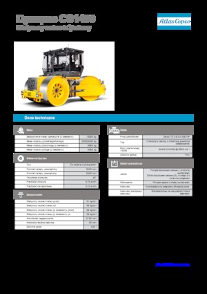 Триколісні катки Dynapac CS 1400