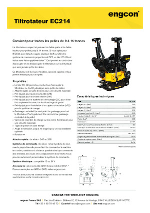 Тільтротатори engcon EC214