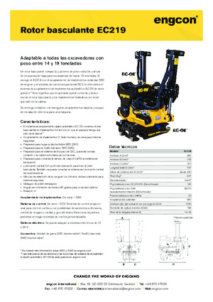 Тільтротатори engcon EC219