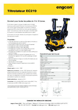 Тільтротатори engcon EC219