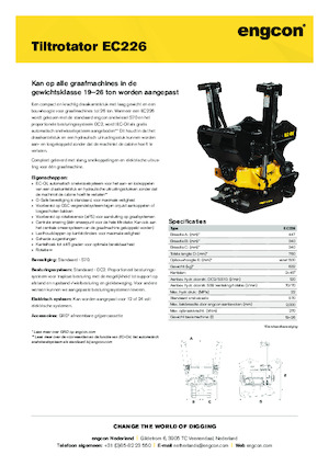 Тільтротатори engcon EC226