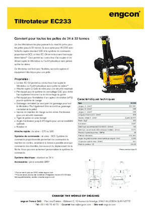 Тільтротатори engcon EC233