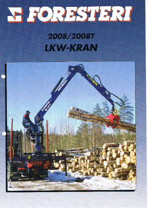 Крани навантажувальні Foresteri 2008