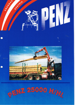 Крани навантажувальні PENZ 25000 HL