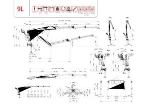 Крани навантажувальні PENZ 9 L 7.9