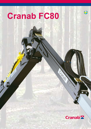 Крани навантажувальні Cranab FC 80 Combi