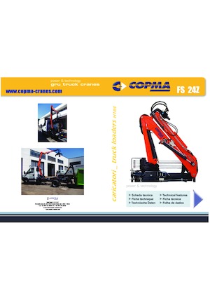 Крани навантажувальні COPMA 2000 FS 24 Z 1