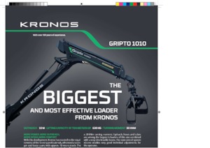 Крани навантажувальні Kronos Gripto 1010