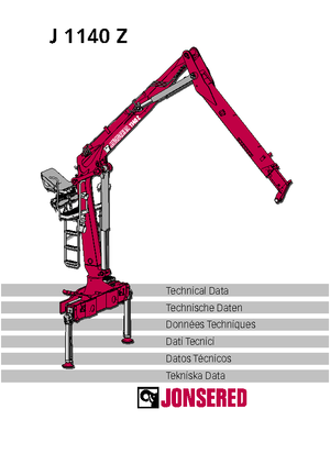 Крани навантажувальні Jonsered J 1140 Z
