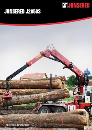 Крани навантажувальні Jonsered 2850 S 97 