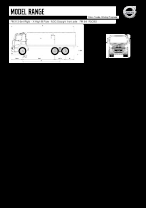 стійке шасі Volvo Trucks FMX13.420 6x4 Rigid - X-High B Ride