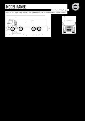 стійке шасі Volvo Trucks FMX13.420 8x4 Rigid - High B Ride