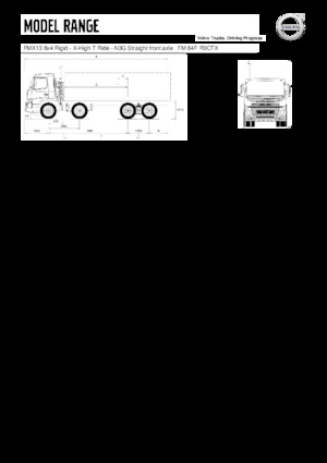 стійке шасі Volvo Trucks FMX13.420 8x4 Rigid - X-High T Ride