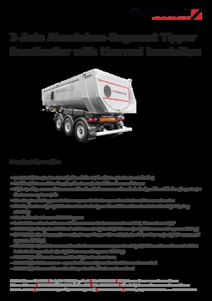 Напівпричепи для самоскидів Schwarzmüller 3-axle aluminium segment tipper semitrailer
