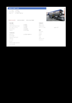 Напівпричепи для самоскидів Reisch RHKS-3-SR07 ISO-R