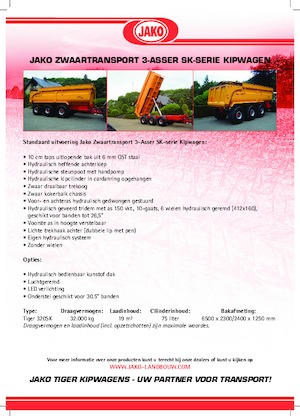 Самоскиди Jako Tiger 320SK