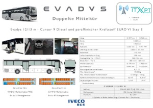 Туристичні автобуси Iveco Evadys 13m 
