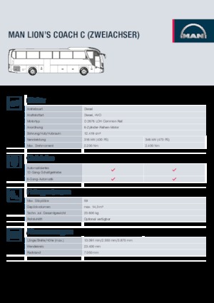 Туристичні автобуси MAN Lion’s Coach C