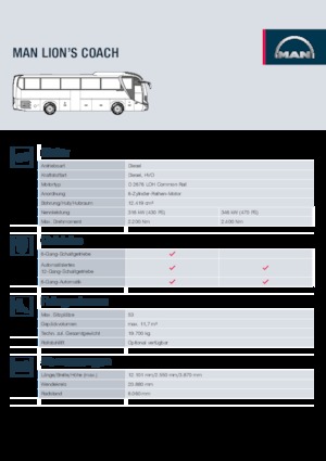 Туристичні автобуси MAN Lion’s Coach