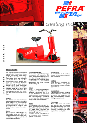 буксирні тягачі PEFRA 505