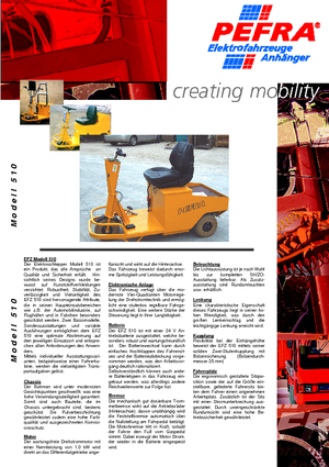 буксирні тягачі PEFRA 510/1.5