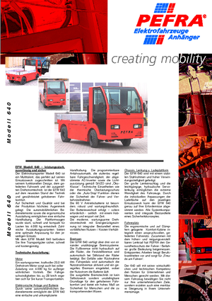 буксирні тягачі PEFRA 640