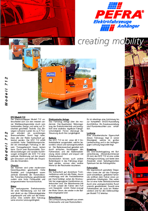 буксирні тягачі PEFRA 712/7,5