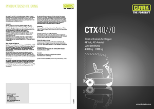 буксирні тягачі Clark CTX 70