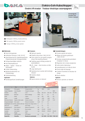 буксирні тягачі Baka EGZ 5010 SO