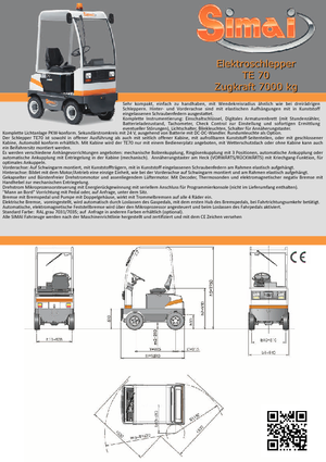 буксирні тягачі Simai TE 70 IXB ac