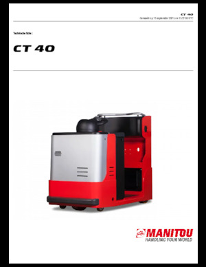 буксирні тягачі Manitou CT 40
