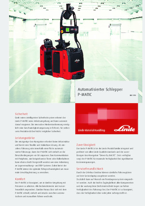буксирні тягачі Linde P-MATIC