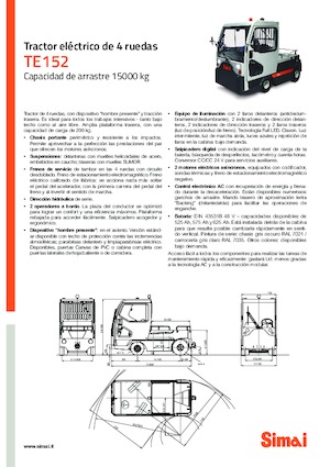 буксирні тягачі Simai TE 152