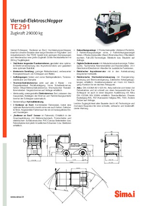 буксирні тягачі Simai TE 291